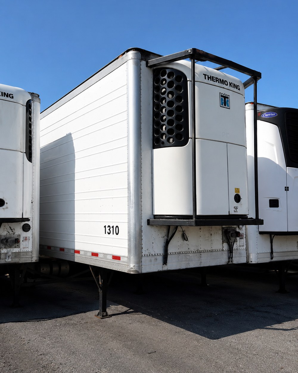 Trailer ID number installed on a commercial trailer